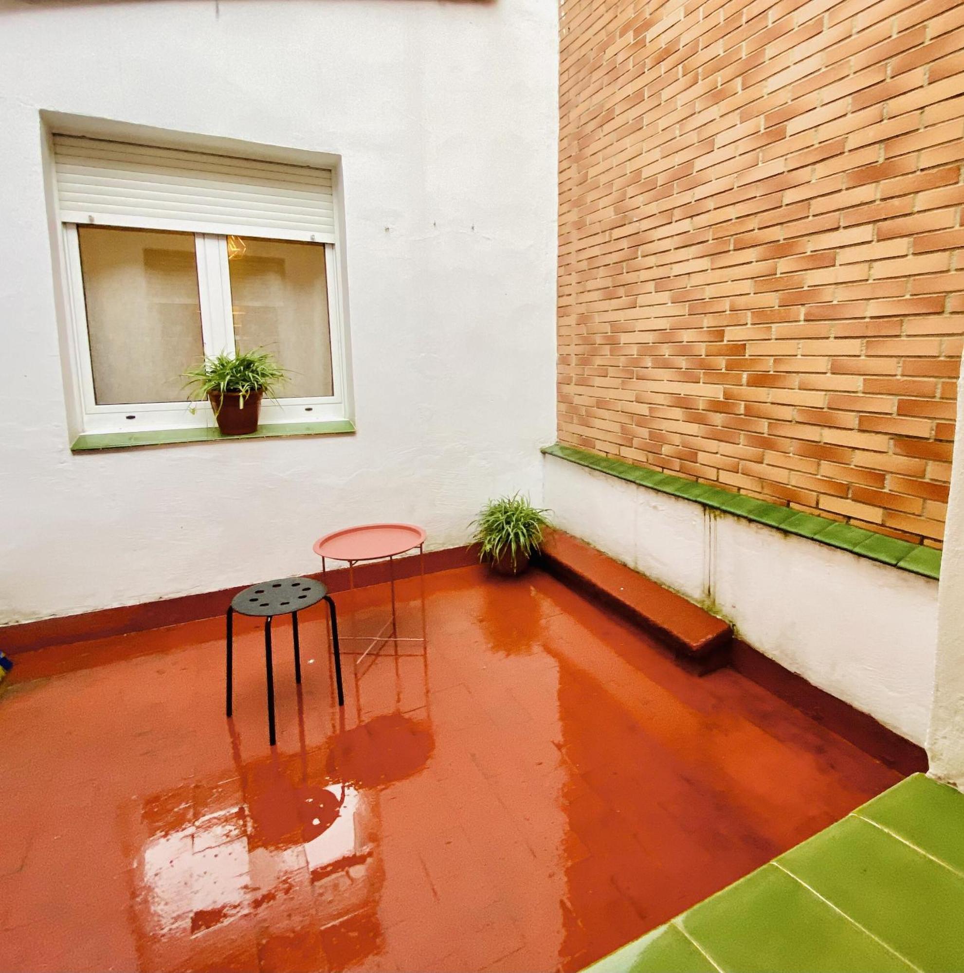 Amplio Apartamento Con Dos Patios Gijón Esterno foto